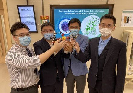 HKU scientists and microbiologists jointly discover a novel antiviral strategy  for treatment of COVID-19 using existing metallodrugs 