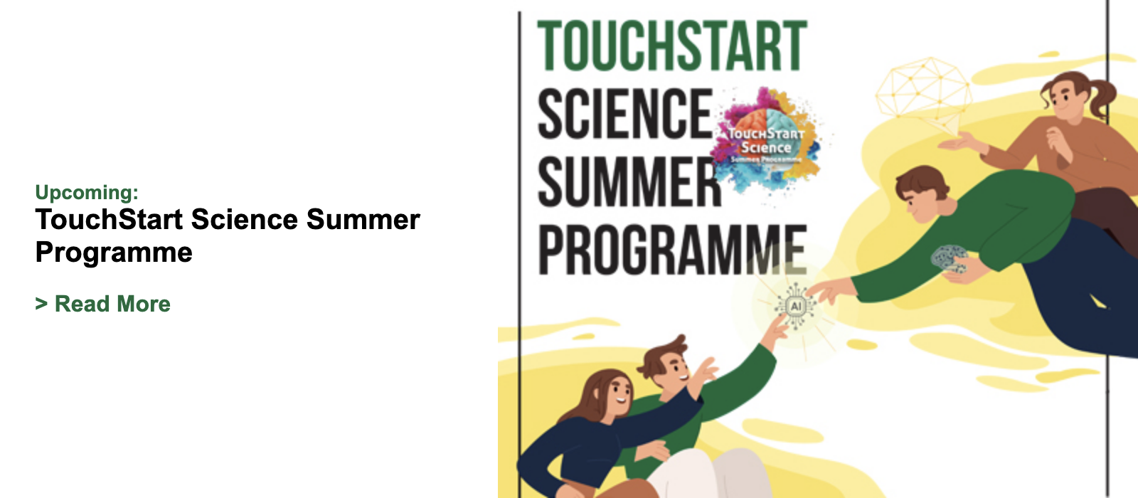 TouchStart Science Summer Programme