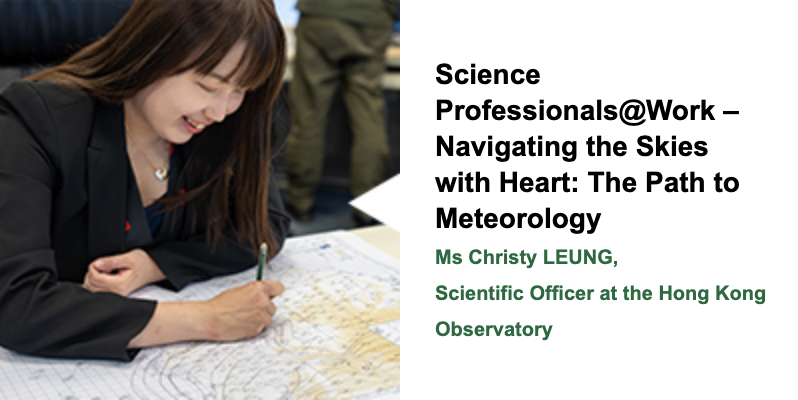 Science Professionals@Work – Navigating the Skies with Heart: The Path to Meteorology