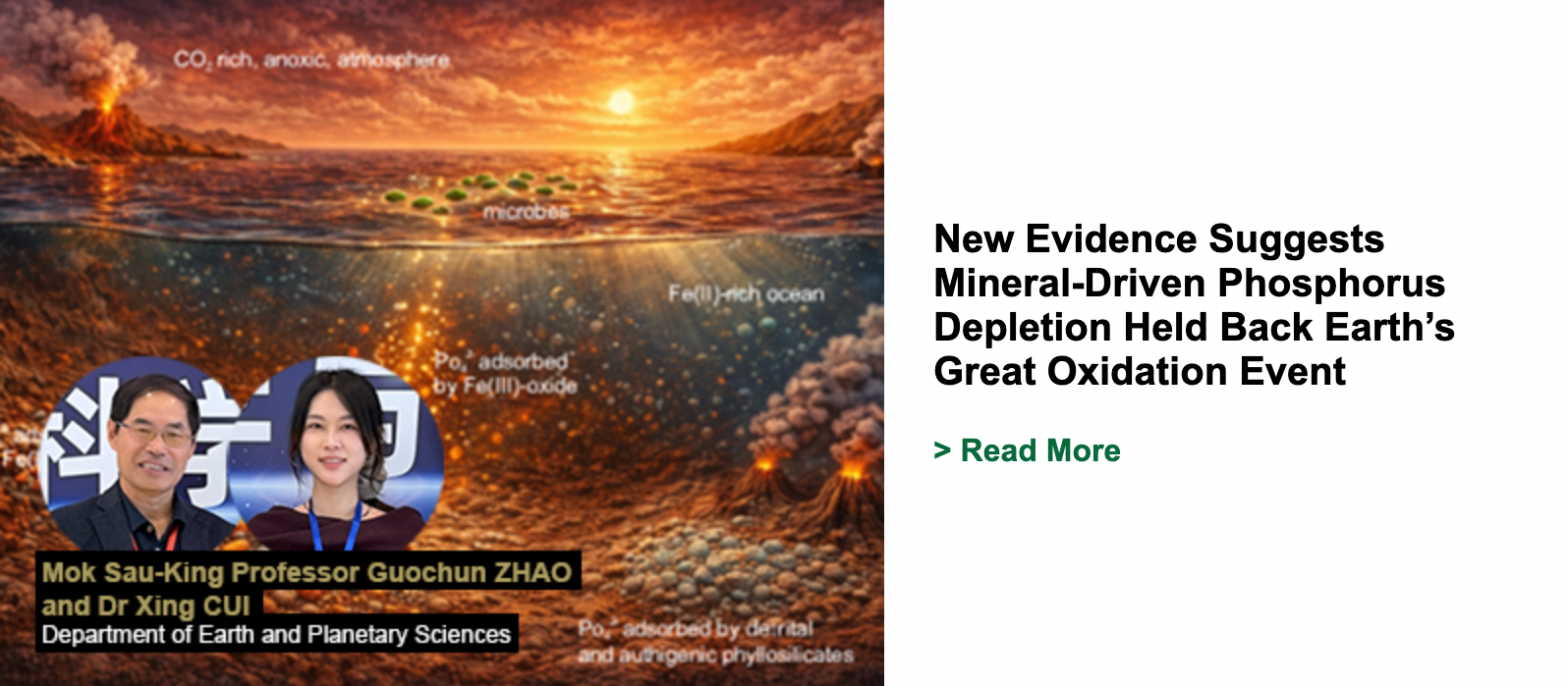 New Evidence Suggests Mineral-Driven Phosphorus Depletion Held Back Earth’s Great Oxidation Event