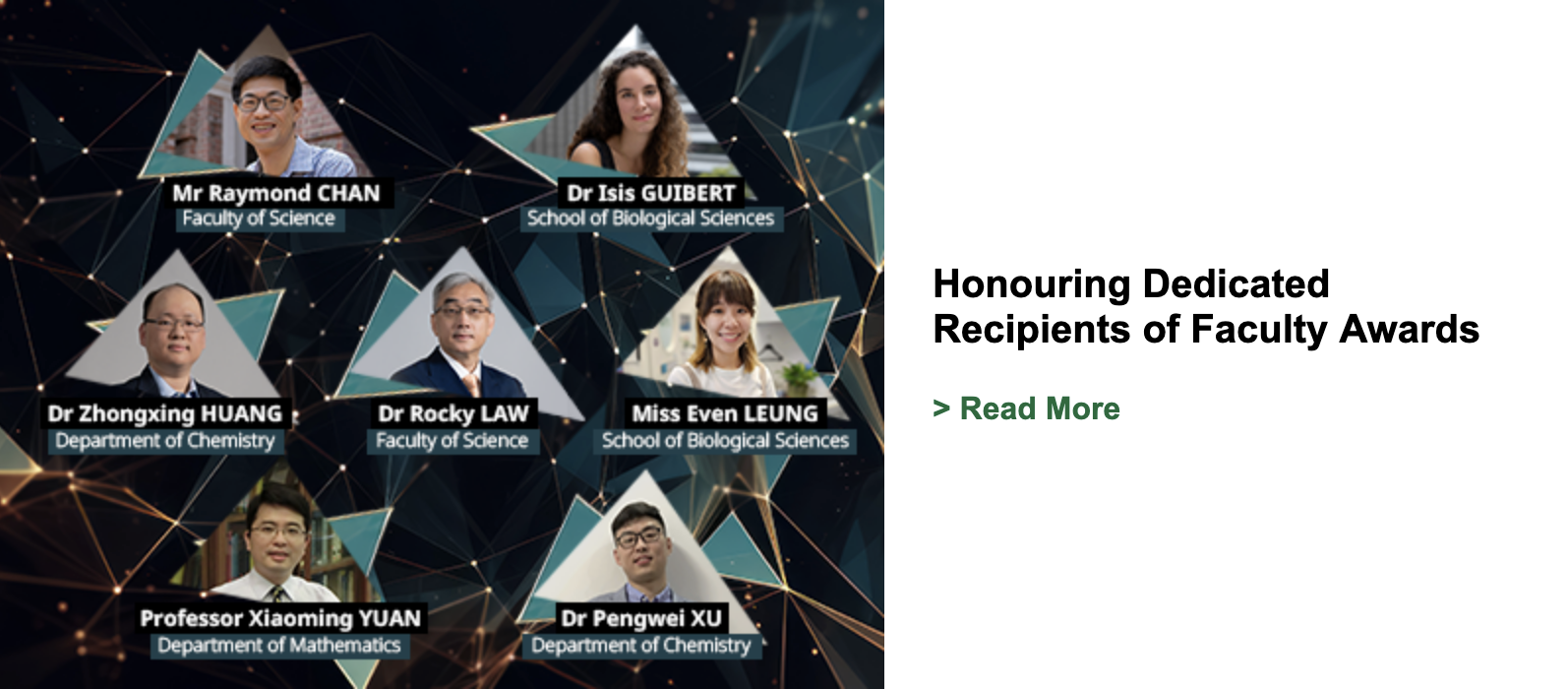 Honouring Dedicated Recipients of Faculty Awards