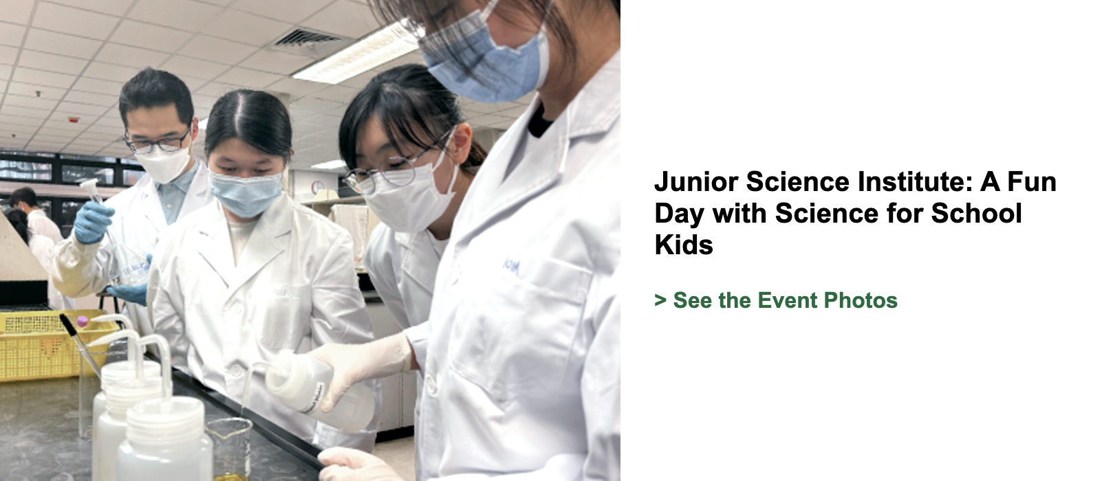 Junior Science Institute: A Fun Day with Science for School Kids