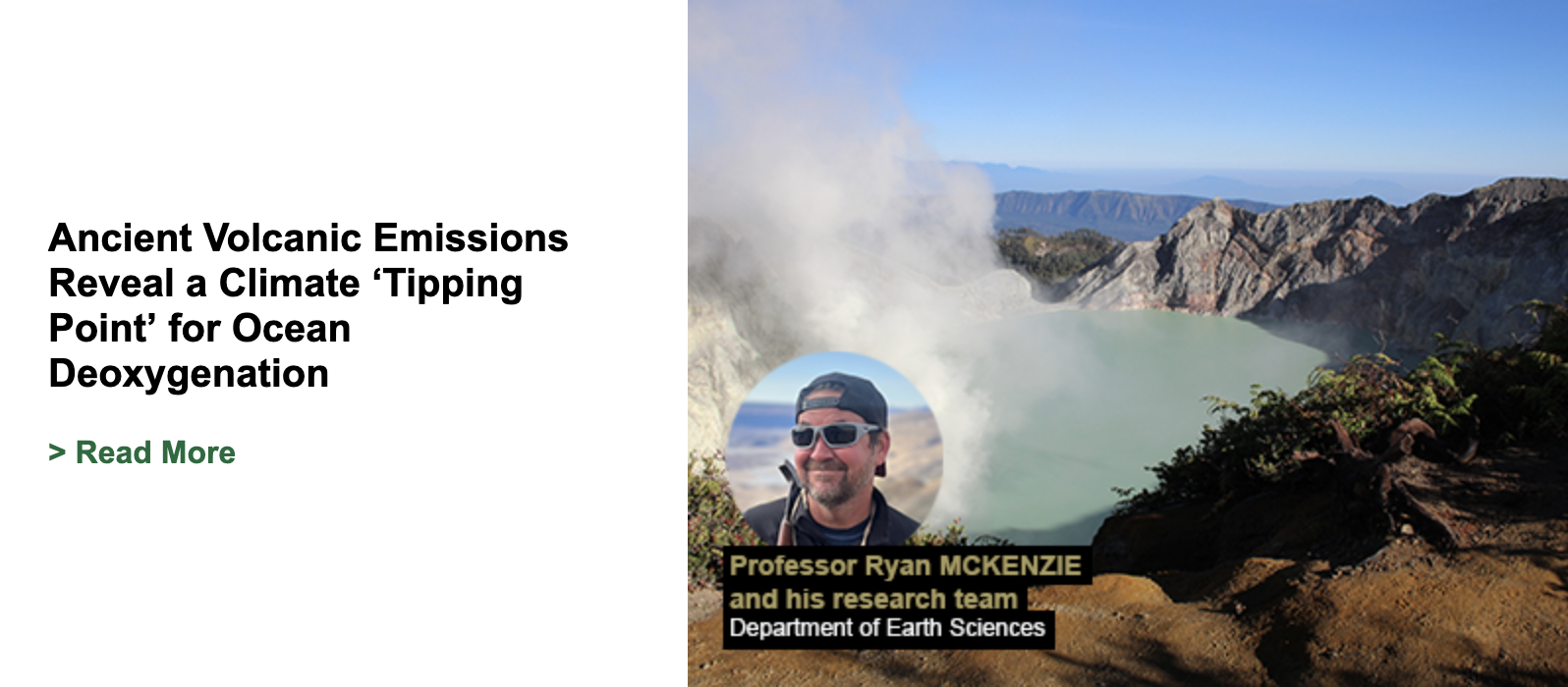 Ancient Volcanic Emissions Reveal a Climate ‘Tipping Point’ for Ocean Deoxygenation
