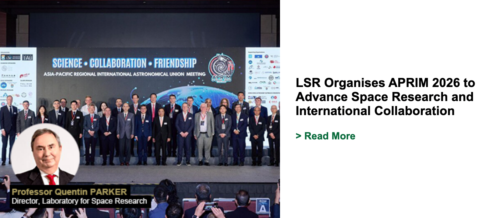 LSR Organises APRIM 2026 to Advance Space Research and International Collaboration