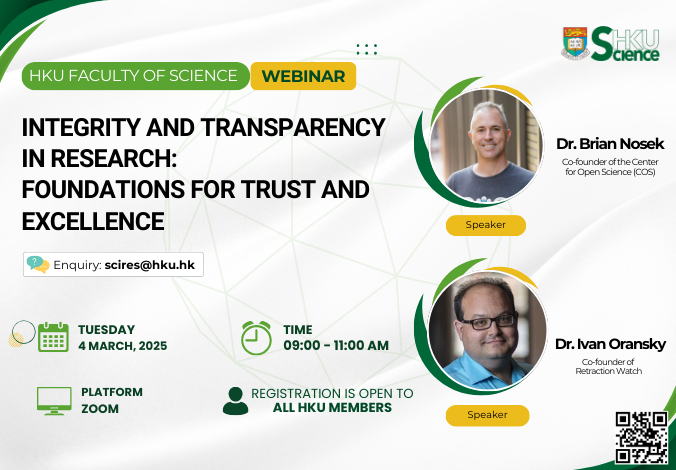 [Webinar] Integrity and Transparency in Research: Foundations for Trust and Excellence