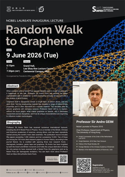 Nobel Laureate Inaugural Lecture Poster