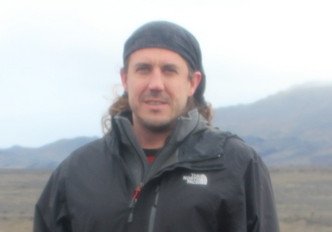 Dr Joseph Michalski performing field work in a hydrothermal zone in Iceland.