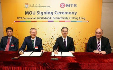 MTR and HKU signs MoU on railway operation big data analysis