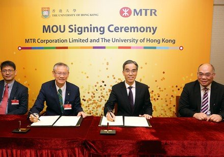 MTR and HKU signs MoU on railway operation big data analysis