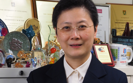 Professor Vivian Yam being conferred the Foundation Lectureship Award 2019 