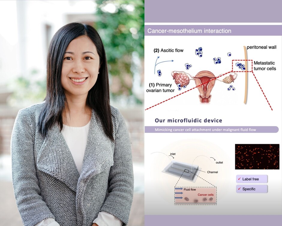 The microfluidic device can differentiate metastatic and non-metastatic cells by biochemical and biophysical characteristics of individual cells.