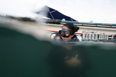 Vriko’s love for diving started in her undergraduate studies, where she likened the excitement of finding and identifying the many sea creatures to a game of Pokémon Go. ‘