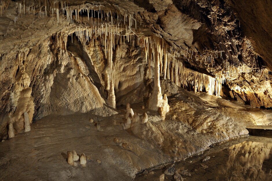 Karst - Jaskinia Niedźwiedzia in Kletno, Poland, the longest cave in the Sudetes. Photo credit: Urząd Miejski w Stroniu Śląskim