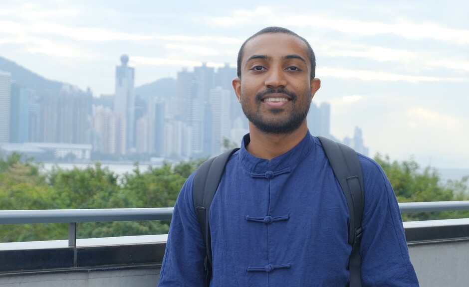 Mr Alfred Amruth received the Research Postgraduate Student Innovation Award 2023/24.