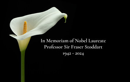 HKU deeply saddened by the passing of renowned Nobel Laureate and Chair Professor, Professor Sir Fraser Stoddart