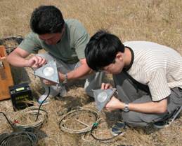 Students in field trip