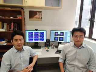 Postdoctoral Fellow Dr Zheng YAN(on the left) and Associate Professor Dr Zi Yang MENG, from the HKU Research Division for Physics have invented a new algorithm that could solve a large class of important constrained quantum material models.