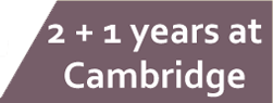 2+1 years at Cambridge