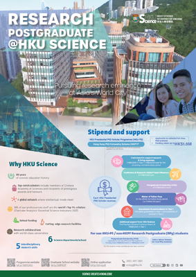 PhD/MPhil Study@HKU Faculty of Science