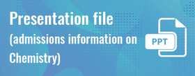 Presentation file (admissions information on Chemistry)