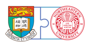 Logos: HKU and Northeastern University