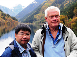 Brian & Fai at Jiuzhaigou