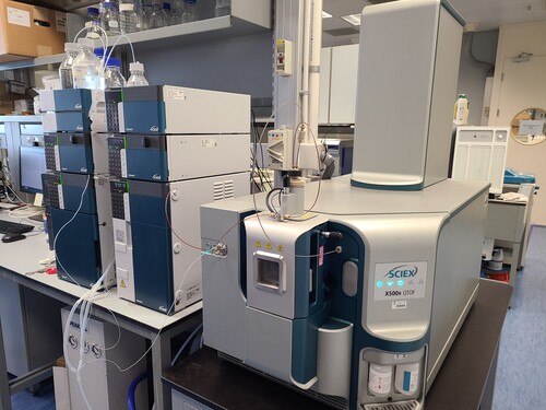 SCIEX LCMSMS QTOF X500R system