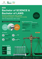 6858 Bachelor of Science & Bachelor of Law Poster