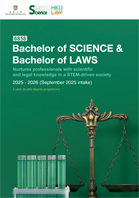 6858 Bachelor of Science and Bachelor of Law Leaflet