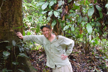 Dr. Bonebrake doing field work in Cameroon in 2019. 