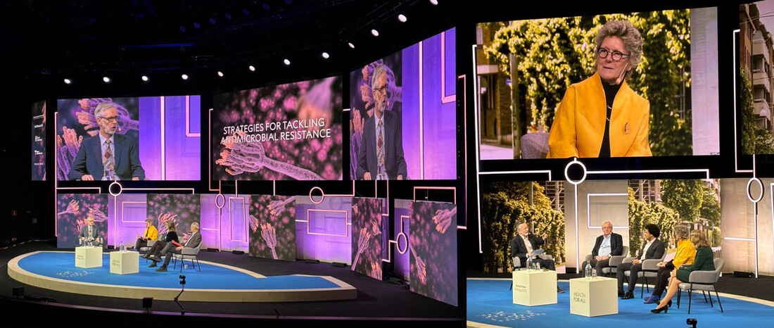 Nobel laureates, scientists & experts discussing global issues at the Nobel Dialogue Day.