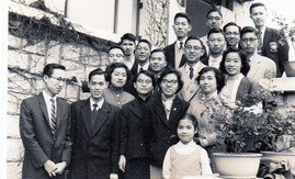 Opening day of the Lady Ho Tung Hall attending by the Science student and teacher