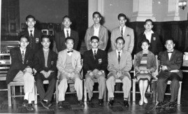 Cabinet members of Science Society of 1956
