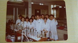 Summer volunteer research students (1981)